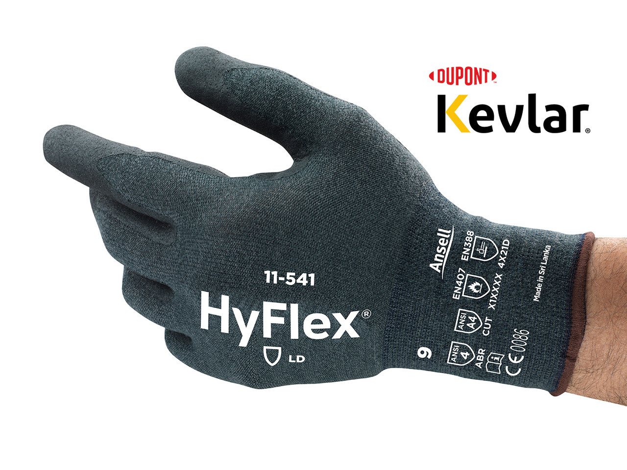 Cut Resistant Gloves Food Grade Level 5 Protection, Durable Grip