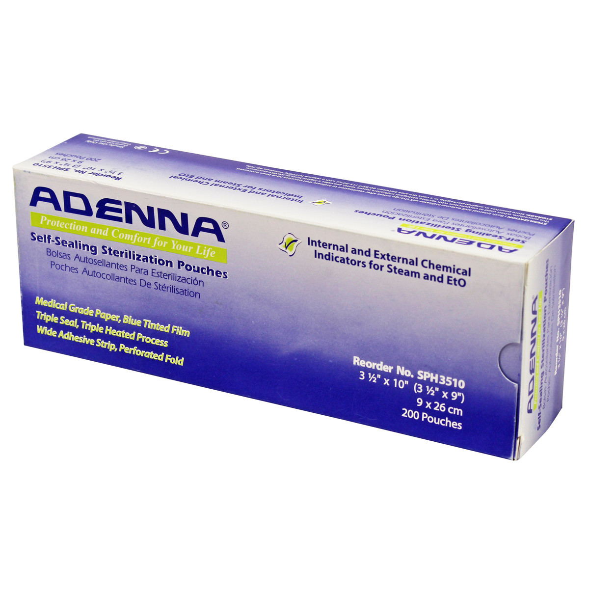 Adenna Sterilization Pouches, Triple Seal