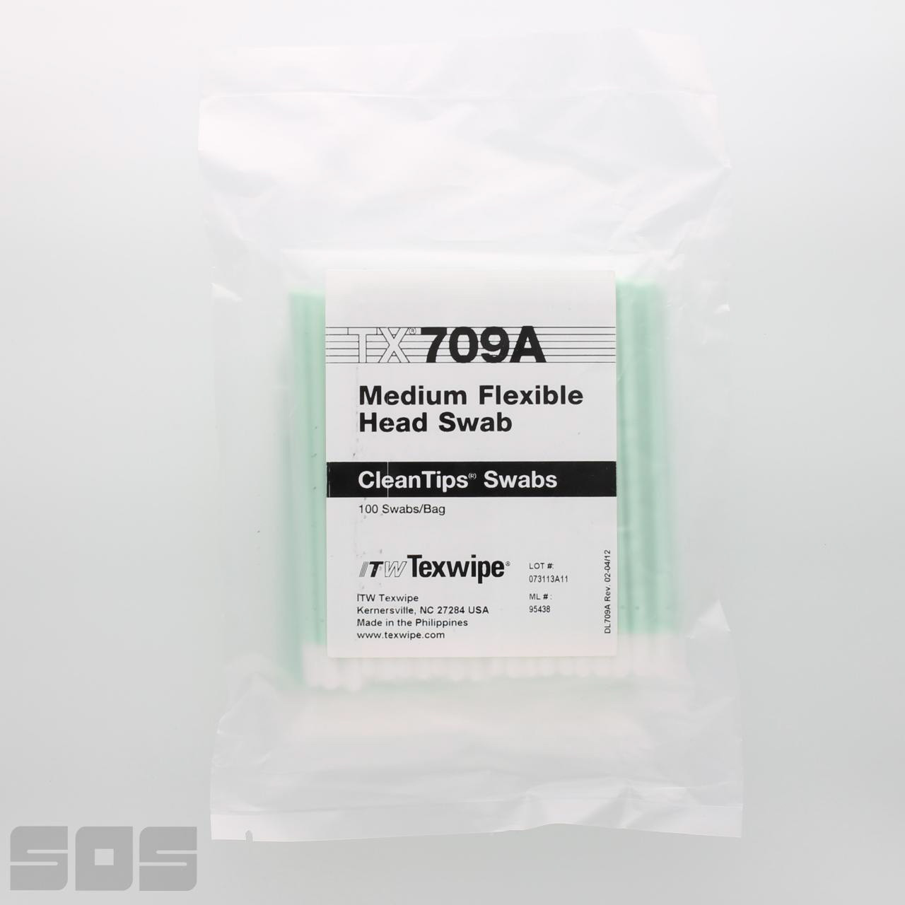 Texwipe Foam Swabs TX709A CleanFoam Flexible
