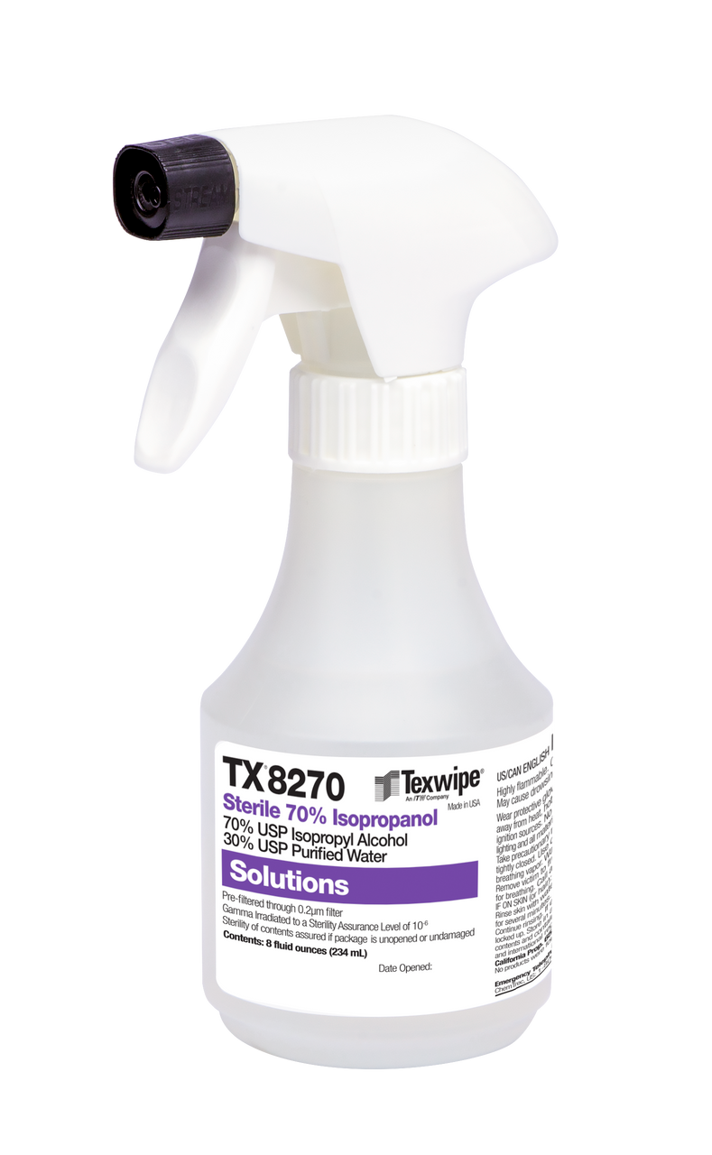 TX8270 Sterile 70% Isopropanol Alcohol