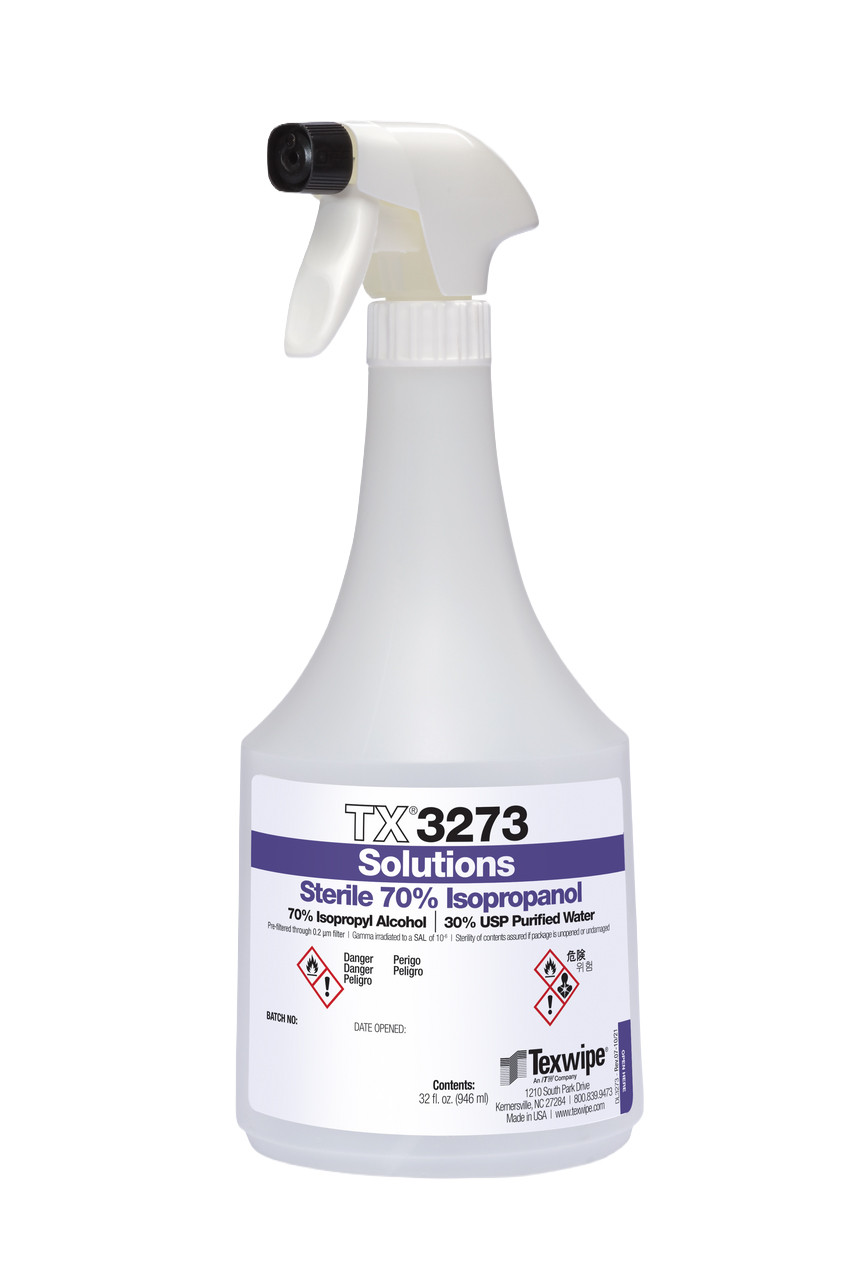 TX3273 Sterile 70% Isopropanol Alcohol Solution (32 oz.)