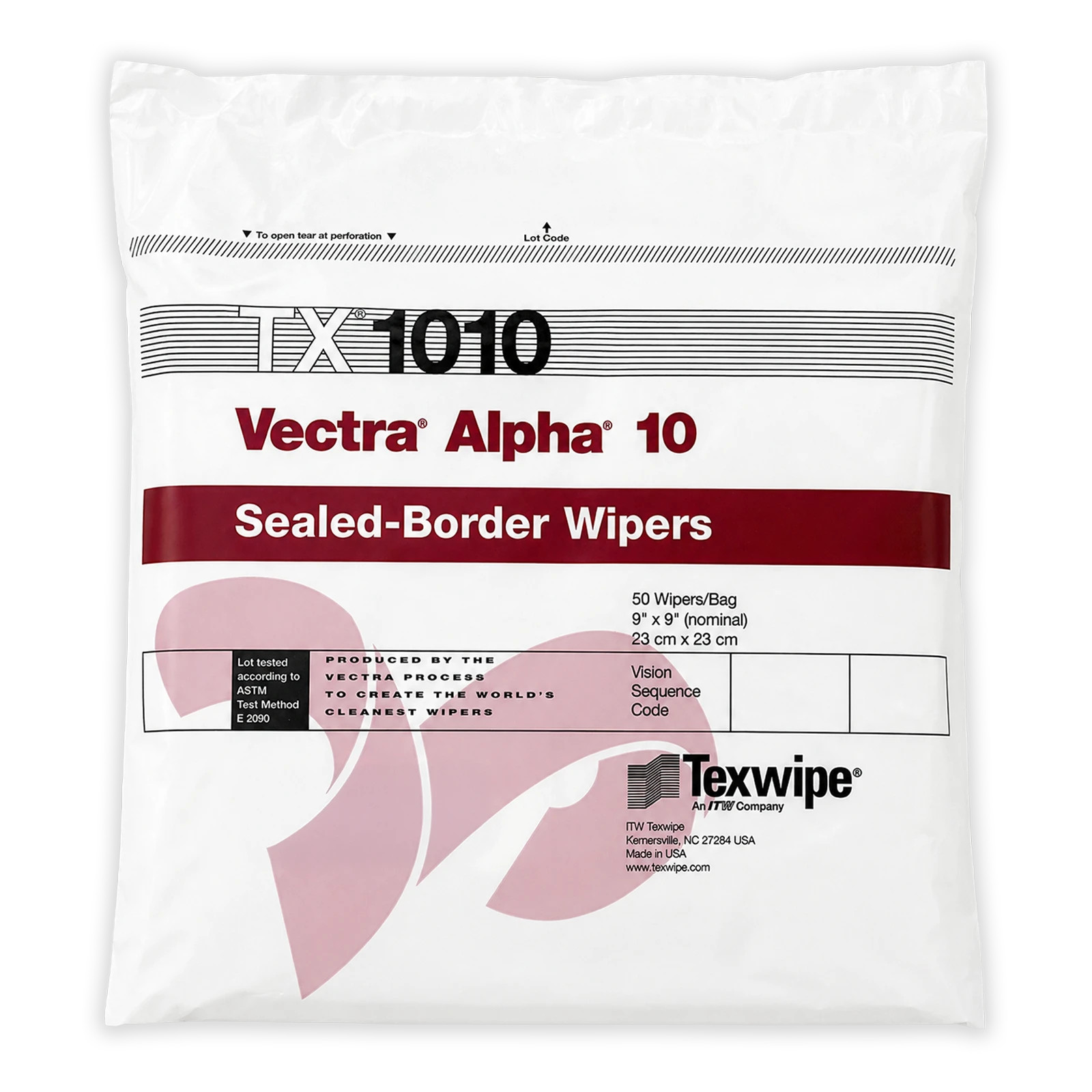TX1051 Polypropylene Cleanroom Wiper 70% IPA