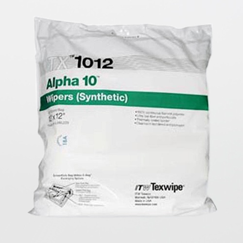 Texwipe TX1012 Alpha10 12" x 12" Polyester Cleanroom Wiper