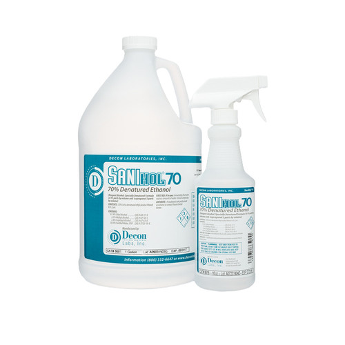 Sanihol 8601 Non-Sterile 70% Denatured Ethanol Solution (1 Gallon)
