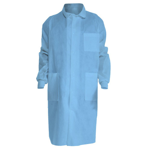 Kimberly-Clark Kimtech A8 Blue Lab Coat (Long/Tall)