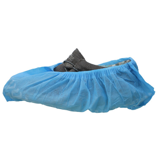 Blue Polypropylene Shoe Cover (50 Pairs)