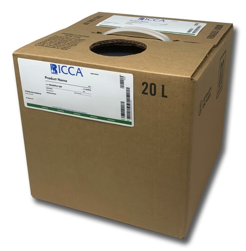 Ricca R9189000-20F Purified USP/EP/JP Water, 20L Cubitainer
