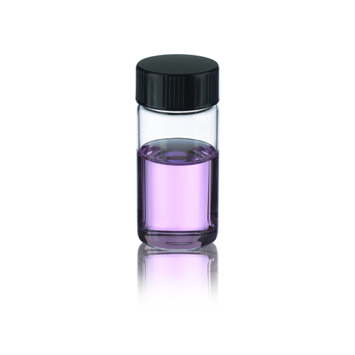 DWK 225288 WHEATON LAB FILE Sample Vials, Clear, 20mL Standard Vials With Caps Attached, 14B Rubber