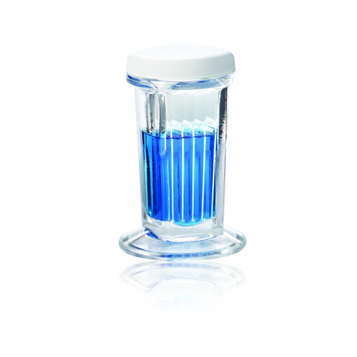 DWK 900570 WHEATON 5-10 Slide Unit Coplin Staining Jar, 60mL, with Screw Cap