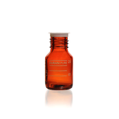 DWK 818061406 DURAN PURE Bottle, amber, GL 25, 25 mL