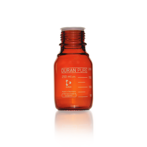 DWK 818063604 DURAN PURE Bottle, amber, GL 45, 250 mL