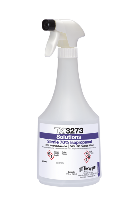 TX3273 Sterile 70% Isopropanol Alcohol Solution (32 oz.)