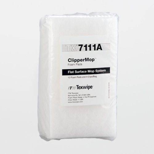 TX7111A ClipperMop 7" x 4" Cleanroom Replacement Foam Pads (Refills)