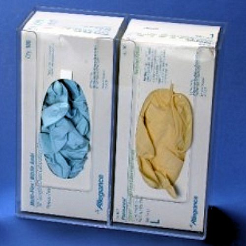 Cleanroom Exam Glove 2-Box Dispenser (Holds Boxes Vertically)