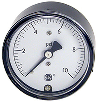 733 Low Pressure Gauge, 0 10 PSI (172293A)