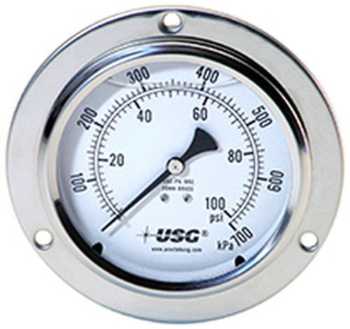 1558 Liquid Fillable Pressure Gauge, 0-15 PSI (171990A)