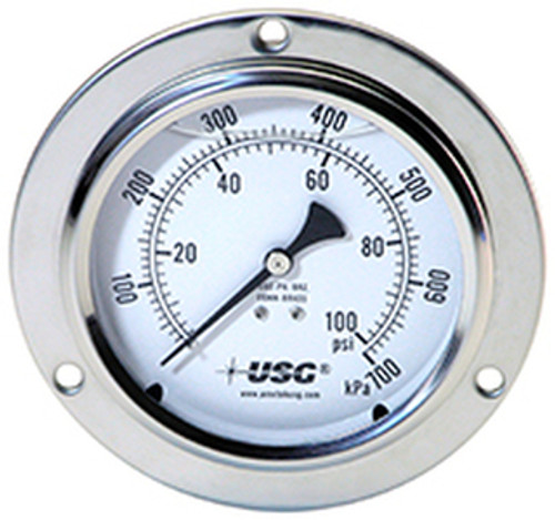 1558 Liquid Fillable Pressure Gauge, 30-0-100 PSI (172321A)