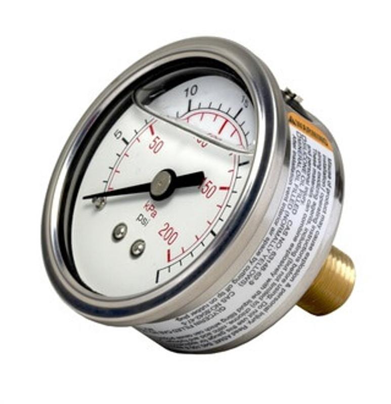 1559 Liquid Fillable Pressure Gauge, 0-300 PSI (166668)