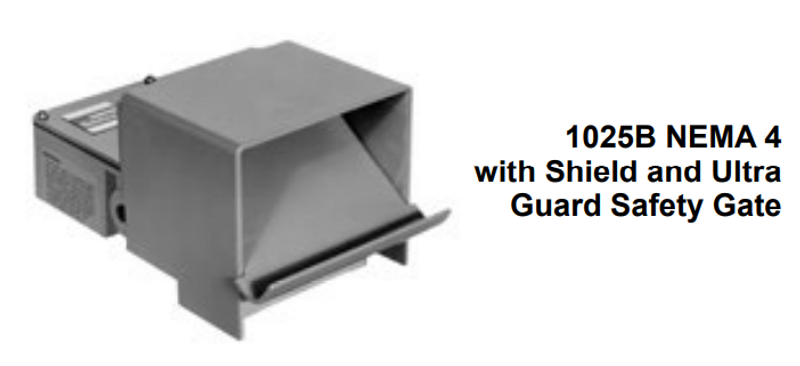 1025B NEMA 4 with Shield and Ultra Guard Safety Gate