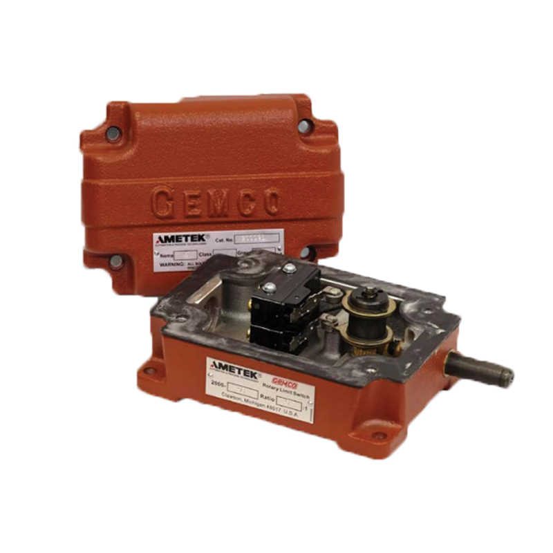 2000107B - Rotary  Limit Switch, NEMA 4,  Watertight,  Cast Aluminum, Ratio 60 : 1, 4  Circuit,  SPDT, 4 Cam, Worm Gear