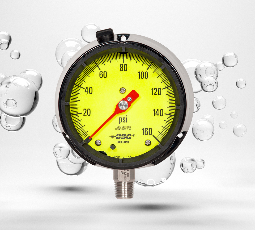 Liquid Filling of Pressure Gauges AMETEK STC