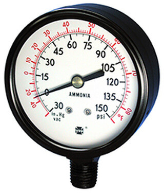 HAM-LET EN 837-1 Misuratore di pressione IMPG 1/2 Classe NPT 1.6 fino