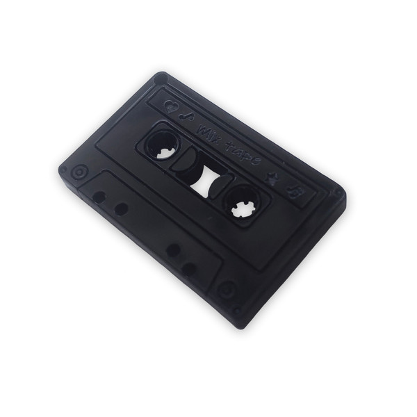 Cassette tape laser cut charm