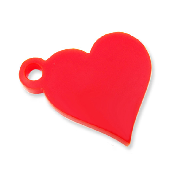 Heart with loop laser cut charm