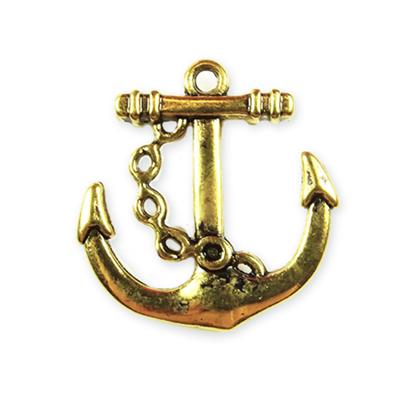 2 anchors design 1, gold colour