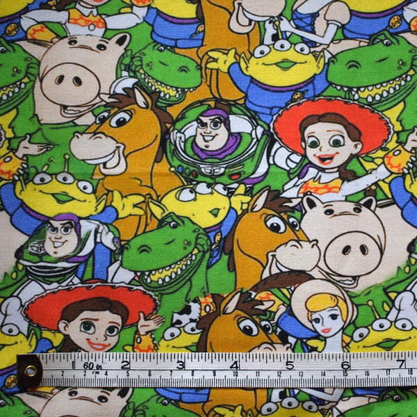 Toy story fabric offcut