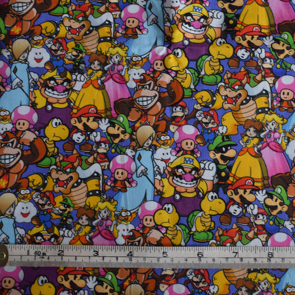 Nintendo fabric offcut