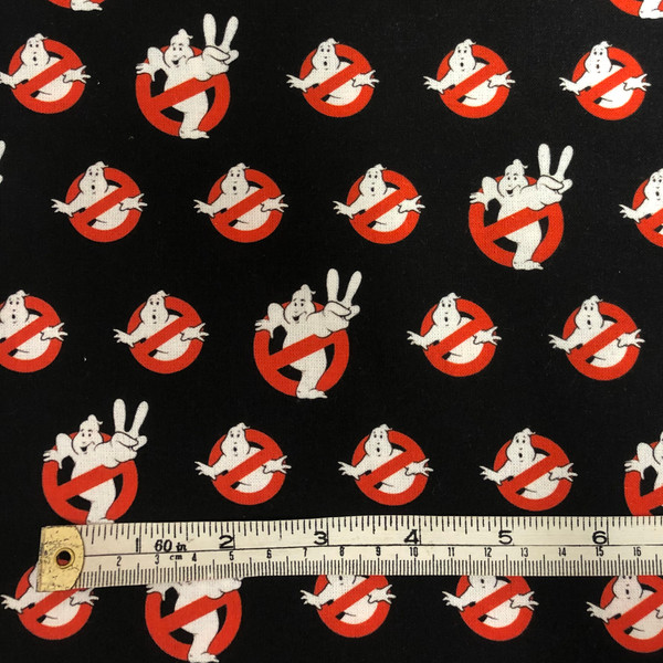 Ghost busters fabric offcut (NEW smaller print)