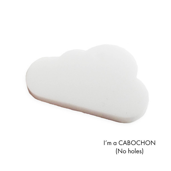 Cabochon Cloud lasercut