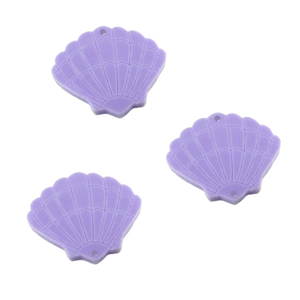 8 Scallop shell link shapes, 2cm