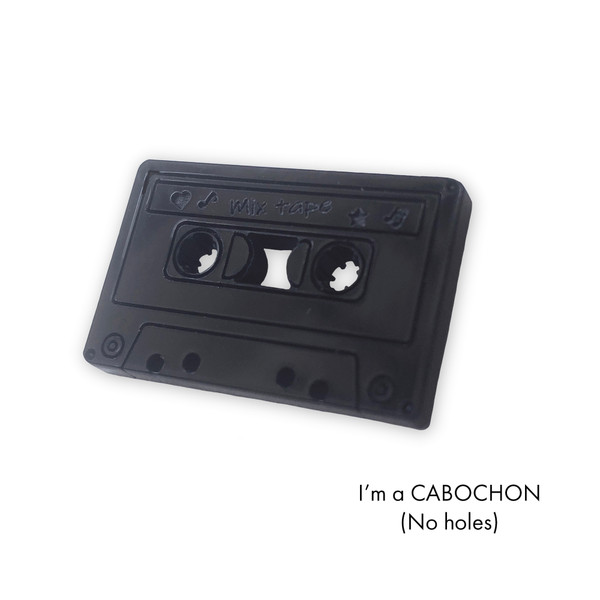 Cabochon Cassette tape laser cut