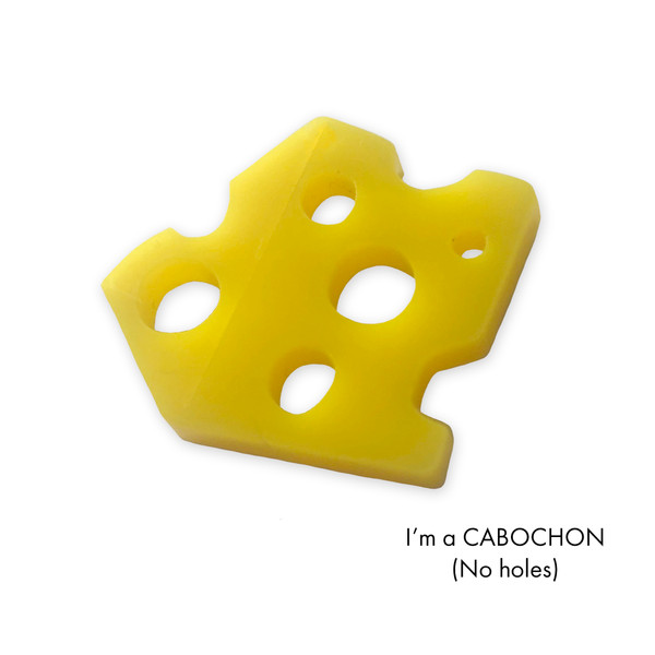 Cabochon Cheese laser cut