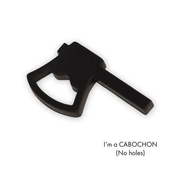 Cabochon Axe laser cut