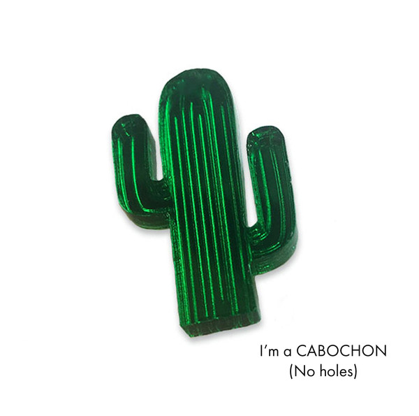 Cabochon Cactus laser cut