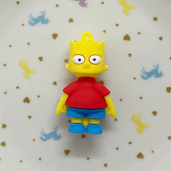 Bart Simpson PVC charm