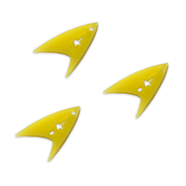 8 Star Trek link shapes, 2cm