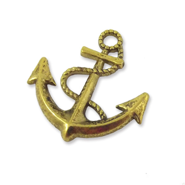 Gold colour anchor, large