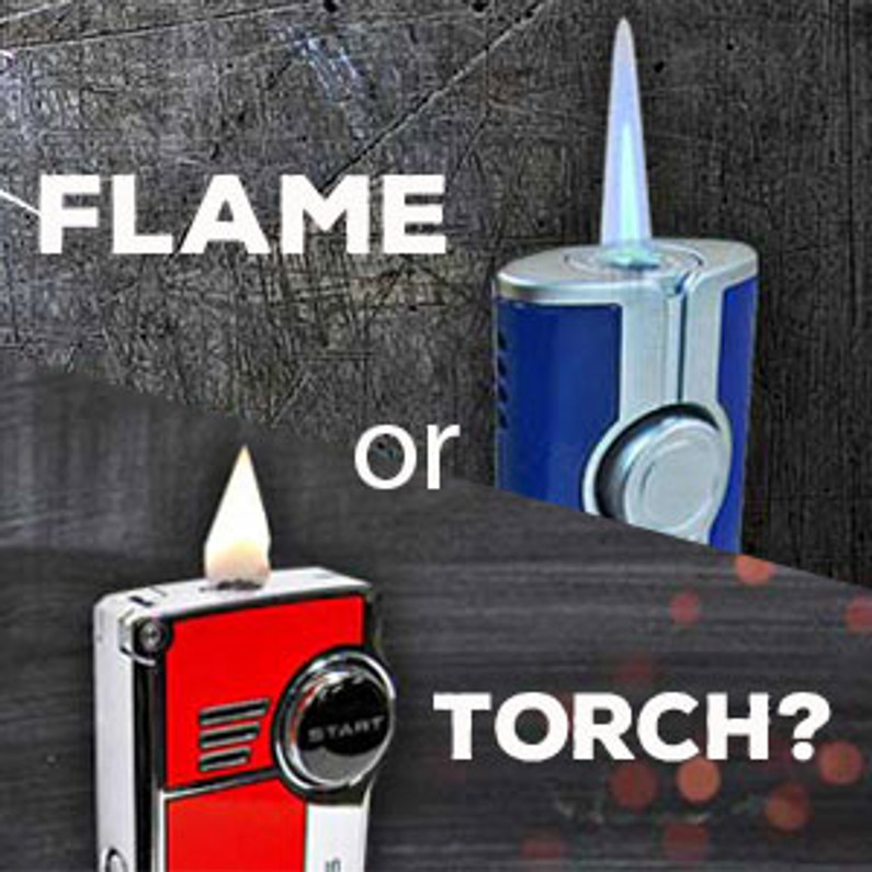 What's Better in Cigar Lighters: Flame or Torch?