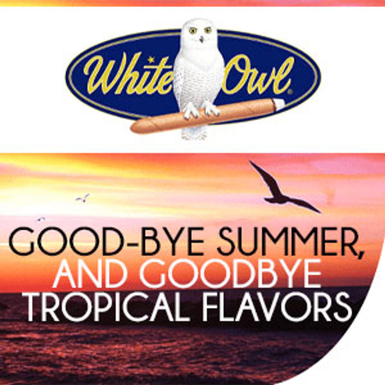 Good-bye Summer, and Goodbye Tropical Flavors