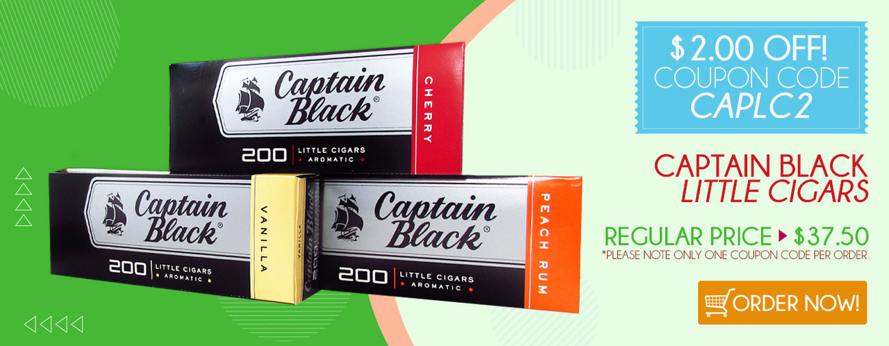 Captain Black Little Cigars $2.00 OFF!