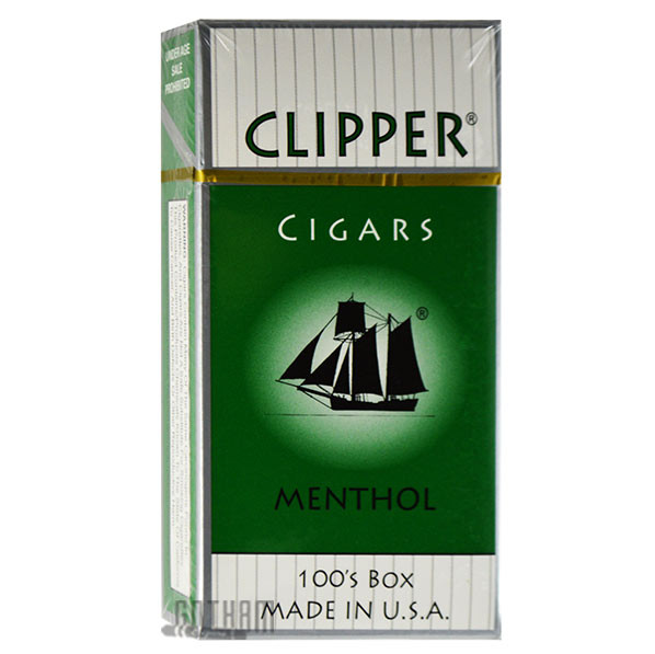 Clipper Filtered Cigars Menthol 100's Gotham Cigars