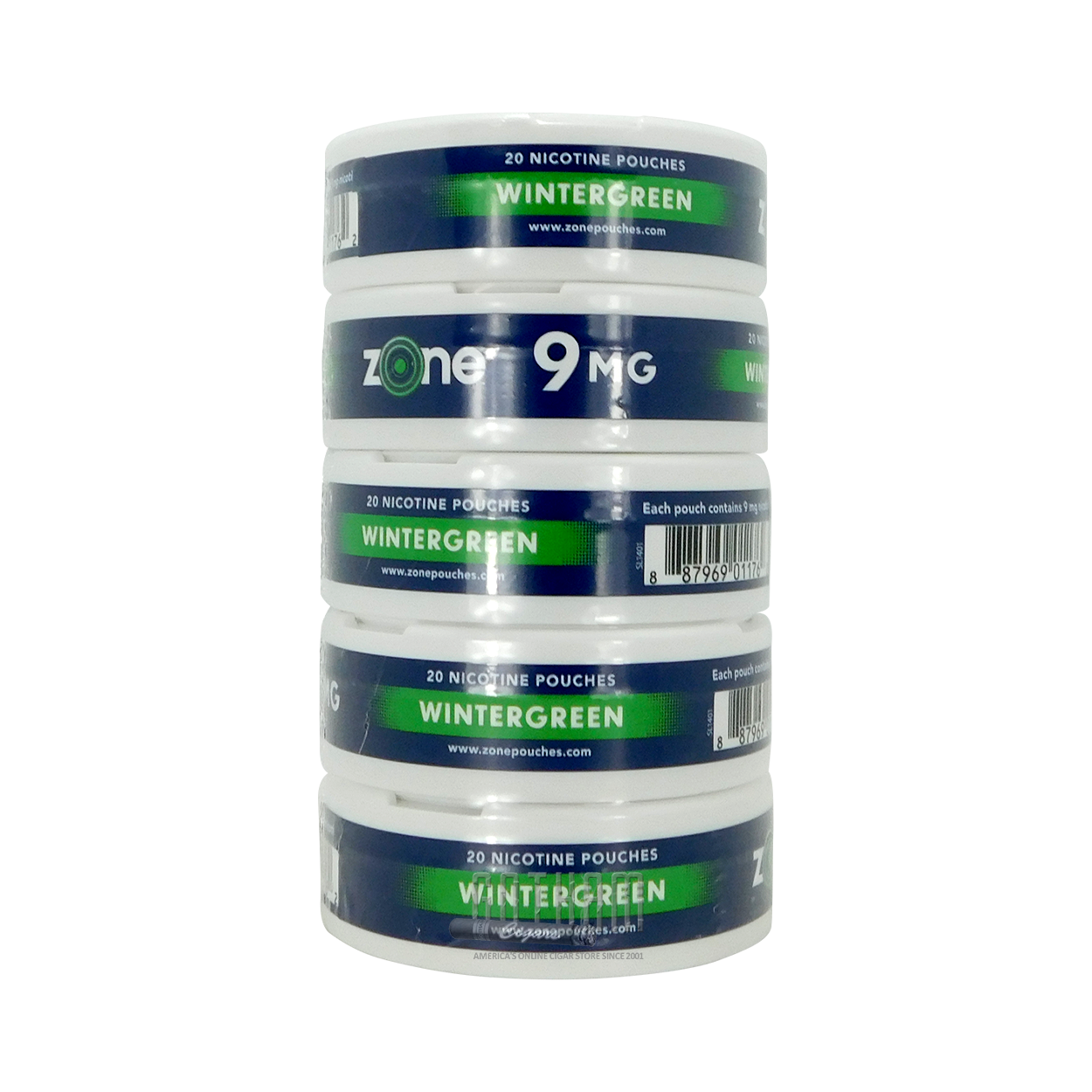 ZONE Nicotine Pouches 9mg | Gotham Cigars