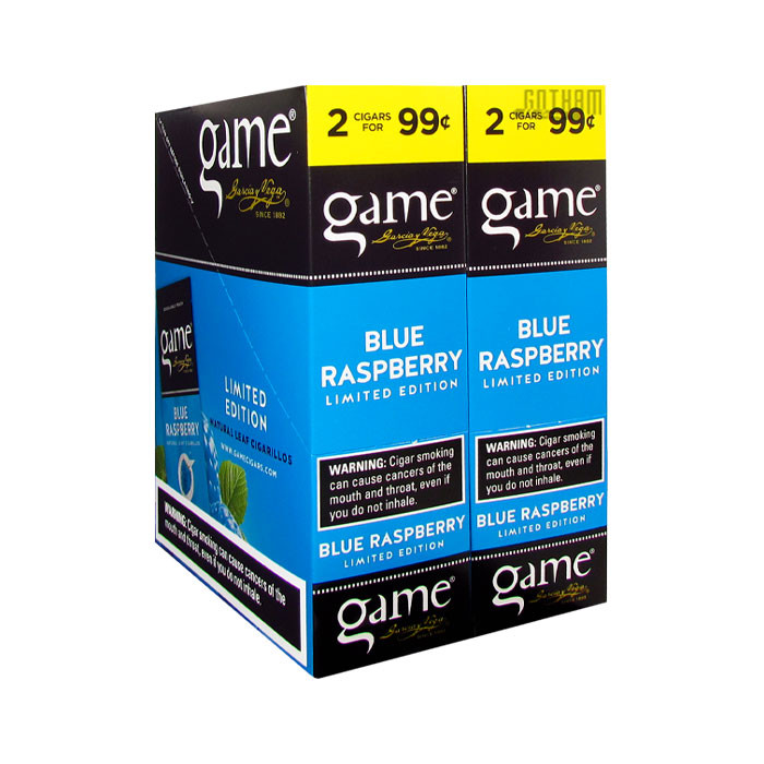 Game Cigarillos Blue Raspberry | Gotham Cigars