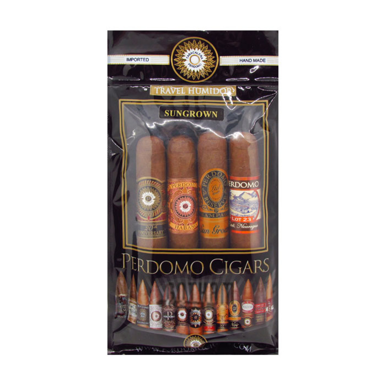 Perdomo Sun Grown Toro 4 Pack Humi Bag Sampler|Gotham Cigars