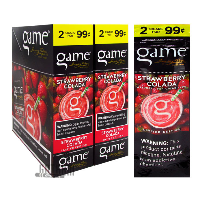 Game Cigarillos Strawberry Colada | Gotham Cigars