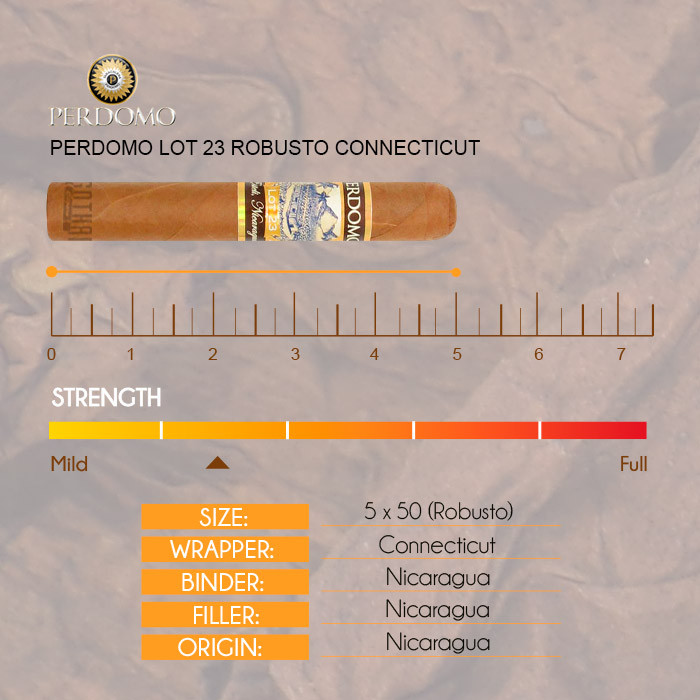 Perdomo Lot 23 Robusto Connecticut | Gotham Cigars